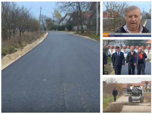 Асфалтирање путева у селу Влашка