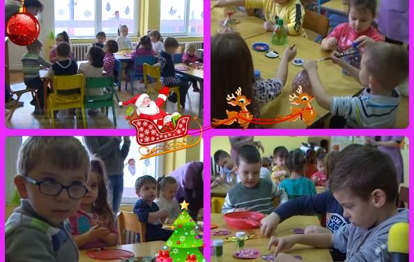 Новогодишња радионица у вртићу „Шећерко“