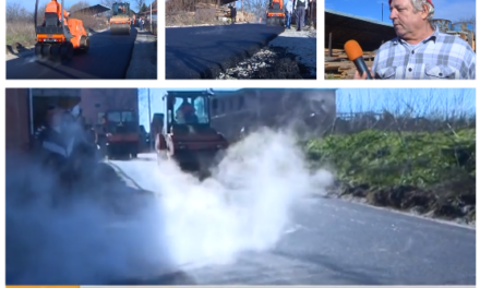 Асфалт стигао и у Тереково насеље