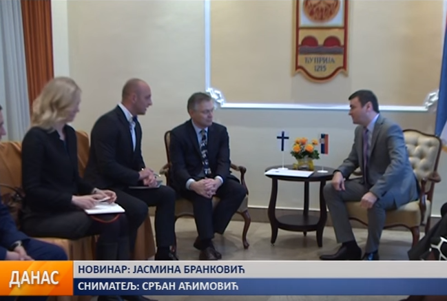 Посета амбасадора Финске Ћуприји