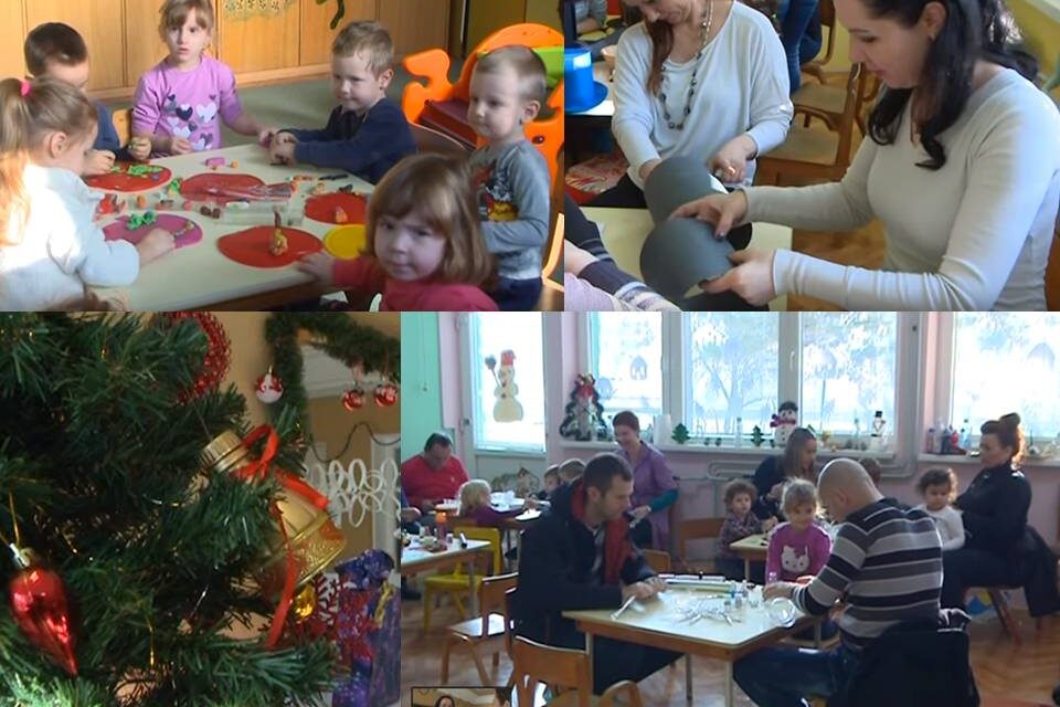 Новогодишња радионица у вртићу „Бамби“