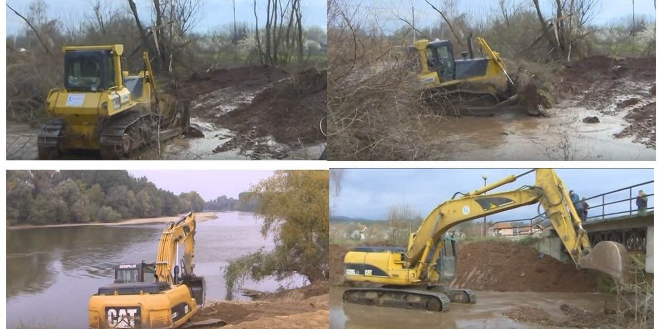 Санирање корита и обале реке Миросаве