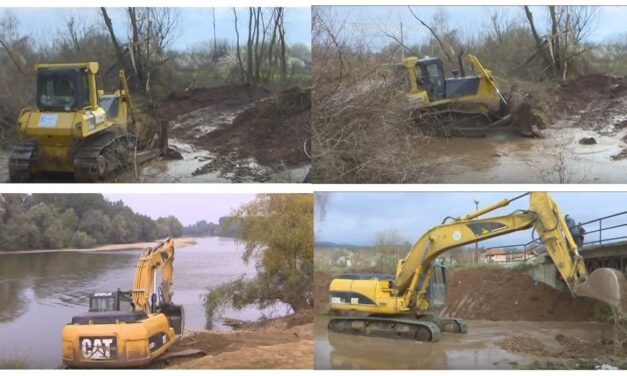 Санирање корита и обале реке Миросаве