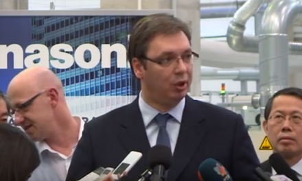 Премијер Вучић у посети фабрици Панасоник