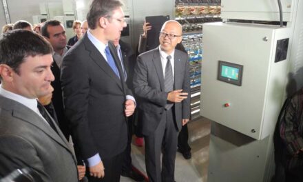 Отворена фабрика „Еурофибер“ у Ћуприји