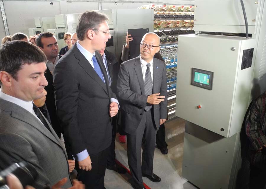 Отворена фабрика „Еурофибер“ у Ћуприји