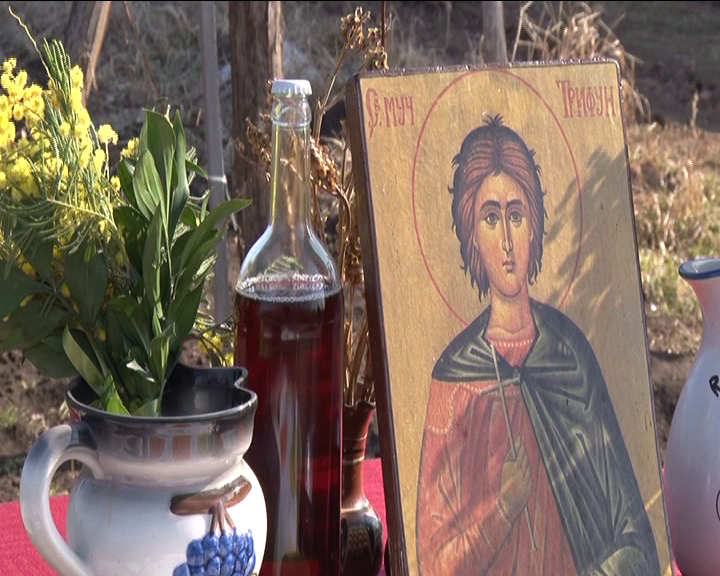 Обележавање Светог Трифуна на Везировом брду