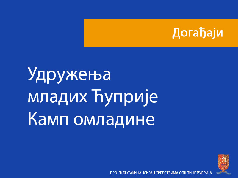 Удружења младих Ћуприје-Камп омладине