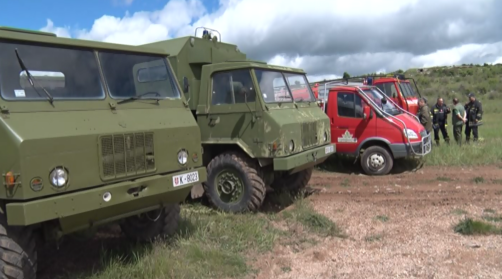 ПРОТИВПОЖАРНА ВЕЖБА НА ПАСУЉАНСКИМ ЛИВАДАМА