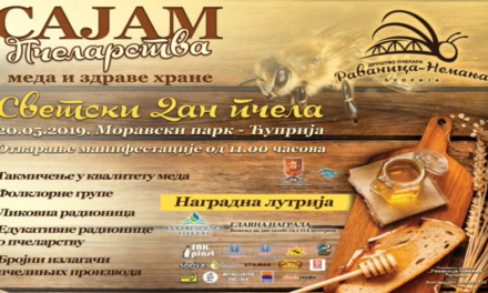 СВЕТСКИ ДАН ПЧЕЛА У МОРАВСКОМ ПАРКУ