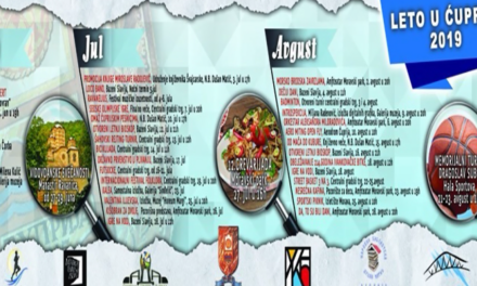 ЗАНИМЉИВ КУЛТУРНИ САДРЖАЈ ДО КРАЈА АВГУСТА