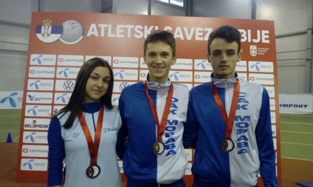 ТРИО ФАНТАСТИКО – ЋУПРИЈСКИ АТЛЕТИЧАРИ РЕЂАЈУ УСПЕХЕ