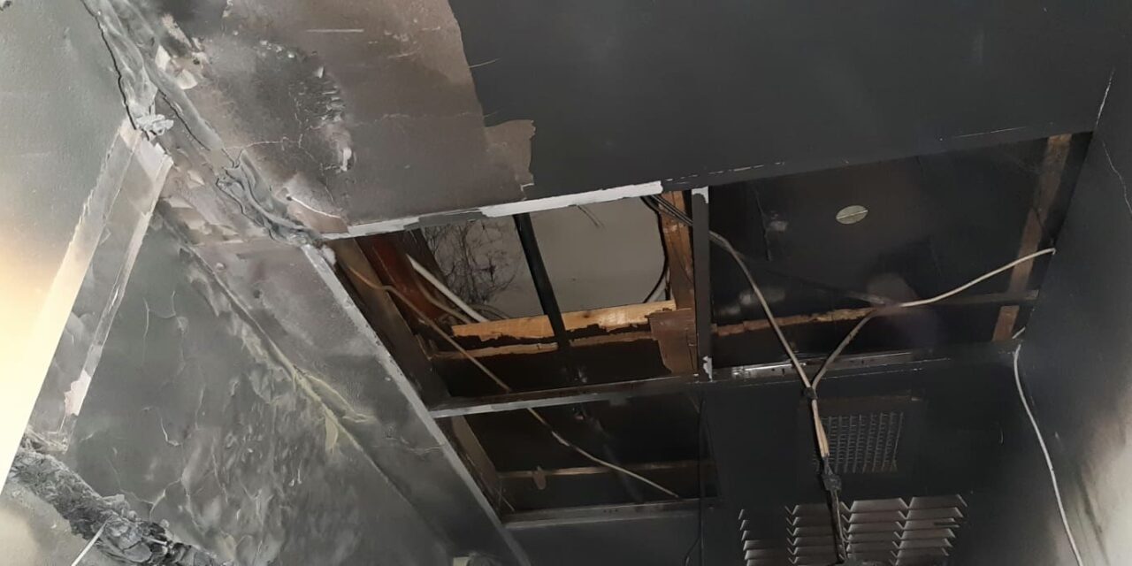 ПОЖАР У ПРОСТОРИЈАМА ТЕЛЕВИЗИЈЕ ПОМОРАВЉЕ