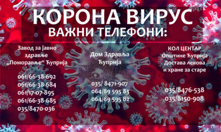 КОРОНАВИРУС – ВАЖНИ ТЕЛЕФОНИ И ИНФО ЛИНИЈЕ