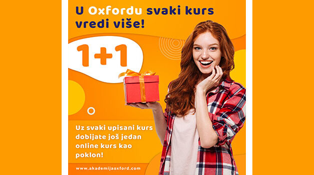 KURSEVI ENGLESKOG I NEMAČKOG JEZIKA ZA SVE UZRASTE PO POVOLJNIM CENAMA, 1 + 1 ONLINE KURS GRATIS – AKADEMIJA OXFORD ĆUPRIJA