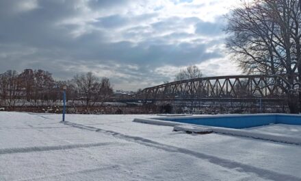 БОГОЈАВЉАНСКО ПЛИВАЊЕ НА БАЗЕНУ ПРЕКО МОСТА НА МОРАВИ