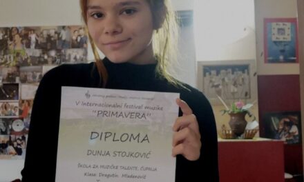 ШЕСТ ПРВИХ НАГРАДА ЗА ЋУПРИЈСКЕ ТАЛЕНТЕ