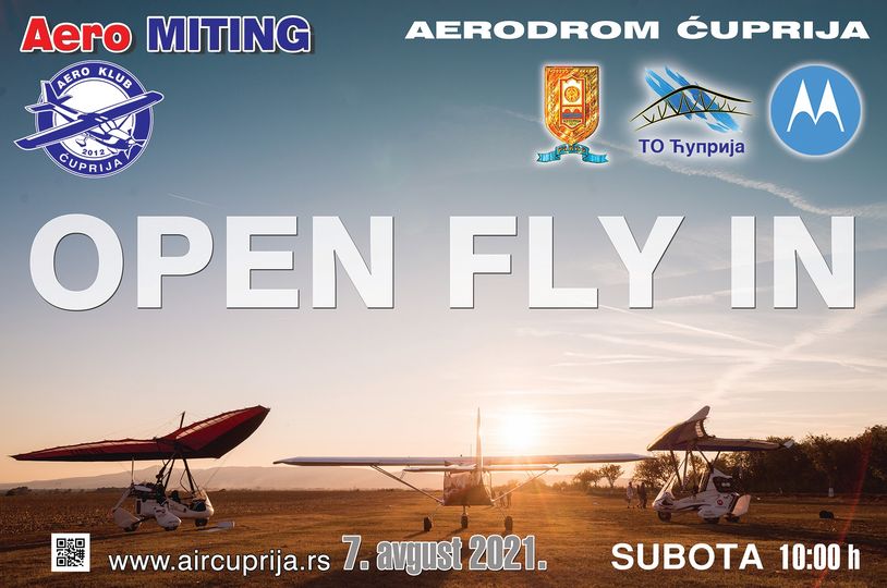 НЕБУ ПОД ОБЛАКЕ – OPEN FLY IN ЋУПРИЈА 2021.