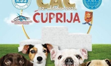 У СУБОТУ НАЦИОНАЛНА ИЗЛОЖБА ПАСА – ЦАЦ ЋУПРИЈА 2021.