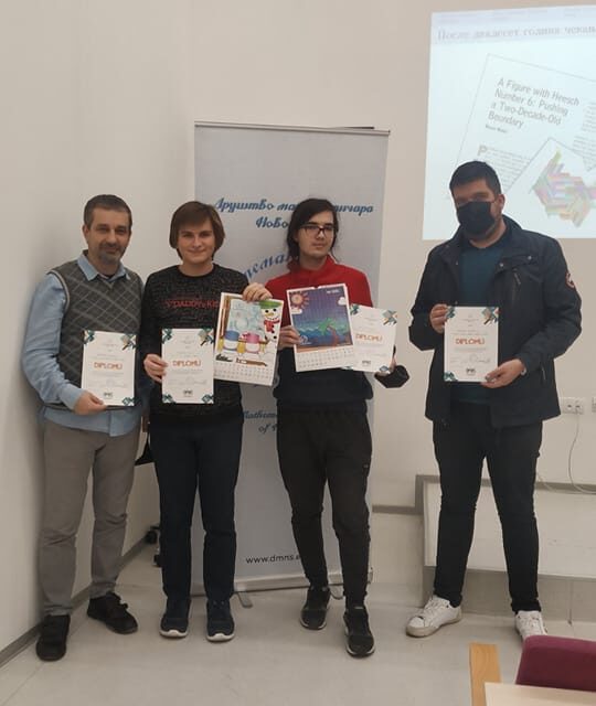 ЋУПРИЈСКИ ГИМНАЗИЈАЛЦИ ПОБЕДНИЦИ КОНКУРСА „МАТЕМАТИЧКИ КАЛЕНДАР 2022“